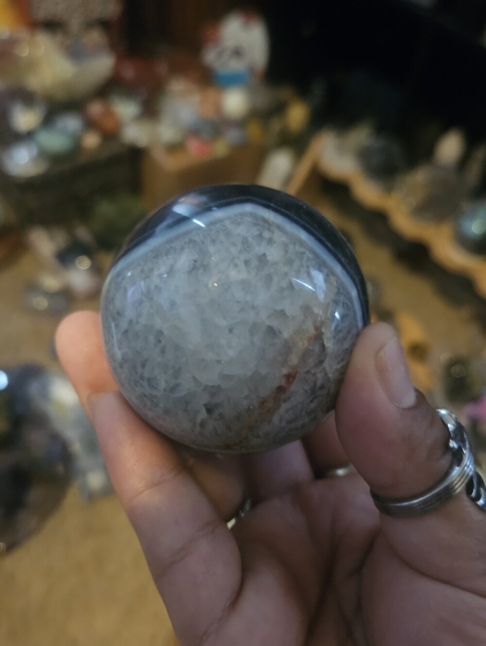 Black Onyx Sphere